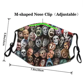 Zombie Living Dead Mascarilla Masque Veido Kaukė Susiduria Su Siaubo Kaukėmis Fation Burnos Kaukę, Stabdžių Dulkėms Kaukė