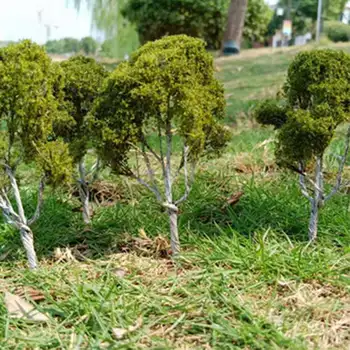 Masto Architektūros Modelis Medžių Geležinkelio Maketas Sodo Kraštovaizdžio Peizažas Miniatiūros, Medžio Pastatas, Žaislų Rinkiniai Vaikams