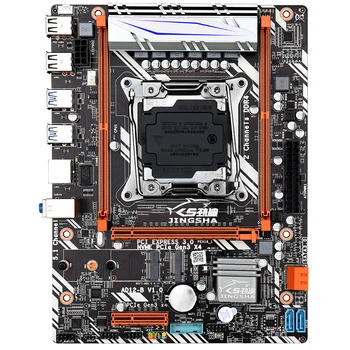X99 D4 plokštė rinkinys su E5 2620V3 ir 2vnt 8GB 2400MHZ darbalaukio atminties su šilumos kriaukle paramos NVME M. 2 WIFI SSD