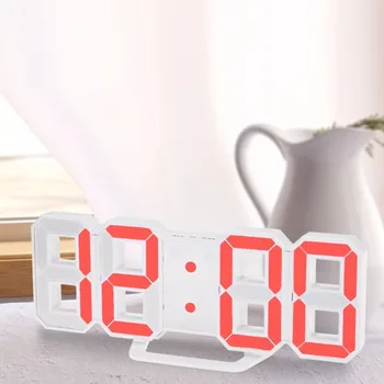 Modernus Dizainas, Didelio formato Skaitmeninis LED Sieninis Laikrodis Žiūrėti Unikalių Senovinių Namų Puošybai Laikmatis Žiūrėti žadintuvai