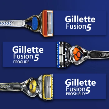 Gillette Fusion 5 Naujų Skustuvą Proglide Originalus Proshield Saugos Skustuvas Mašina Vyrų Veido Odai Su Keičiamomis Geležtėmis