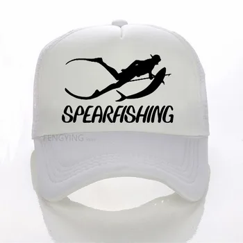 Mados povandeninės medžioklės Spausdinti beisbolo kepuraitę Atsitiktinis Medvilnės hip-hop akių bžūp vasaros sporto sunkvežimio vairuotojas hat