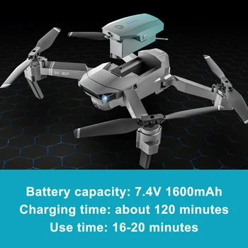SG907 7.4 V 1600 mAh LI PO Baterija Drone priedai, modulinė baterija Atsarginė Baterija Keičiamos Ličio Baterija Sraigtasparnis RCdron