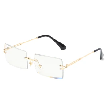 Mados Aikštė Taškus Akiniai nuo saulės Naujas Moterų Mažųjų Saulės akiniai Atspalvių Prabangos Prekės Metalo Sunglass UV400 Akiniai