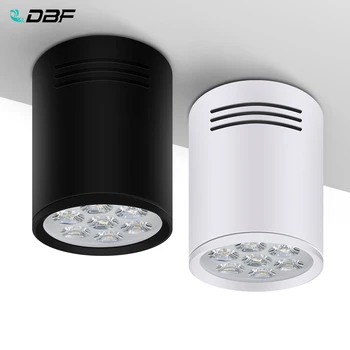 Paviršiaus Sumontuoti LED Downlight lempa 3W 9W 7W 12W LED Žemyn Šviesos Lubų Vietoje Šviesos, Miegamojo, Virtuvės Patalpų LED Spot Apšvietimas