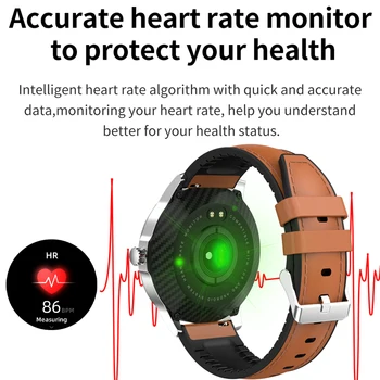 K15 Smart Žiūrėti Kūno Temperatūra, Širdies ritmas, Kraujo Spaudimo Monitorius Smartwatch Fitness Tracker IP67 atsparus Vandeniui 1.28