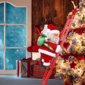 Elektros Santa Claus Lipti Laiptais Kalėdų Kabinti Dekoruoti Kalėdų Eglučių Papuošalai, Šaliai, Dovanos Vaikams