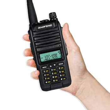 Baofeng BF-A58 S Tri-Band Walkie Talkie VHF UHF dviejų dažnių siųstuvas-imtuvas 3800mAh Nešiojama CB Kumpis Radijo 8W 10km Trys Būdu Radijo
