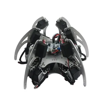 Aliuminio Robotų Hexapod Voras Šešių 3DOF Kojos Robotas Rėmo Rinkinį su Guolių Arduino 