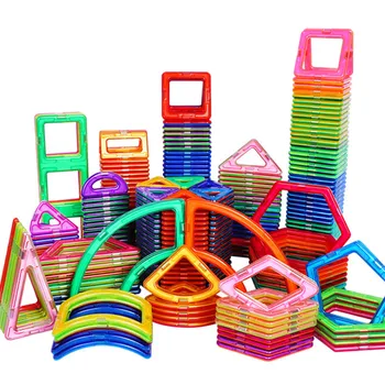 109PCS didelio Dydžio Magnetas Blokai 3D Magnetinio Dizaineris Statybos Nustatyti Modeliavimas ir Buillding Žaislai Vaikams Dovanos Vaikams