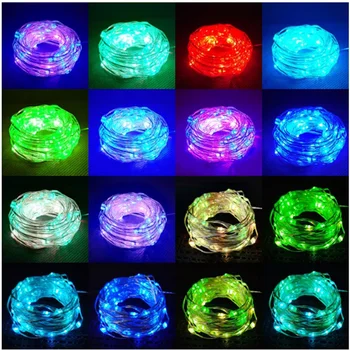 RGB LED Styginių Šviesos Kalėdų Eglutė Dekoras Smart 