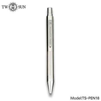 TWOSUN TC4 Titano Lydinio Taktinis rašiklis Rašyti pen Verslo Biuras Kišenėje Pen Lauko priemonė, EDC Mygtukas Mechanizmas, TS-PEN18