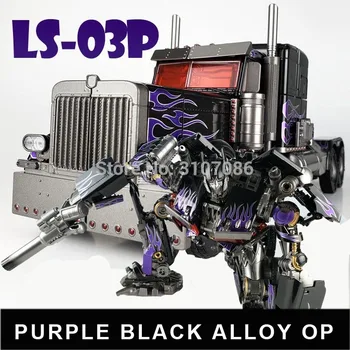 Black Mamba Transformatoin LS03P LS-03P Filmą OP Vadas MPM-04 Violetinė Juoda Negabaritinių Lydinio MPP10 Veiksmų Skaičius, Robotas Žaislai