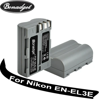 Bonadget 2600mAh 7.2 V EN-EL3E, EN EL3E ENEL3E Skaitmeninio Fotoaparato Baterija yra Nikon D300S D300 D100 D200 D700 D70S D80 D90 Baterija D50