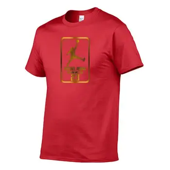 De algodn para hombre, Camiseta con estampado Jordanija 23, Camiseta holgada de alta camiseta de manga corta de marca Hip-Hop