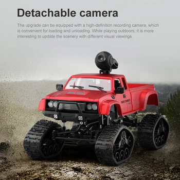 1:16 RC Sunkvežimių Pikapas Laipiojimo Automobilių 0.3 MP HD Kamera, wifi Buggy Vaikų Žaislai 4WD Double Motors 