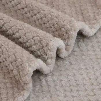 10Home Tekstilės polar mikropluošto antklodė padengti lova 200x230cm didelės storos vilnos sofos antklodė rožinė maža antklodė vaikams