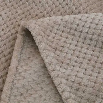 10Home Tekstilės polar mikropluošto antklodė padengti lova 200x230cm didelės storos vilnos sofos antklodė rožinė maža antklodė vaikams
