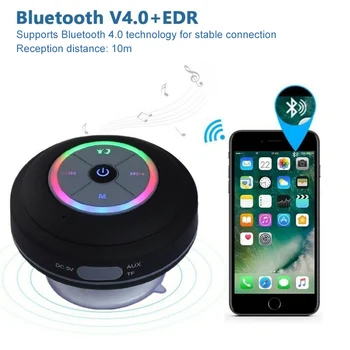2020 Kietas Dušo Garsiakalbis Wireless Portable Bluetooth Speaker Vandeniui Bluetooth Dušo Garsiakalbis Garsiakalbis Automobilinis Nešiojamas Garsiakalbis