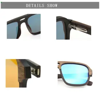 BerWer Mados Bambuko Medinės Akiniai nuo saulės Moterims, Prabangos Prekės ženklo Dizainas, Vintage, Retro Medienos Saulės akiniai Vyrams oculos de sol