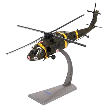 MagiDeal 1:72 Masto UH-60 Blackhawk Sraigtasparnis Diecast Lydinio Modelis Lėktuvas