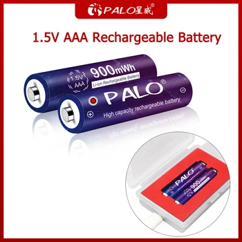PALO AAA Baterijos 1,5 V ličio Įkraunamos AAA Baterijos, Nuotolinio Valdymo Žaislas šviesos Baterijas