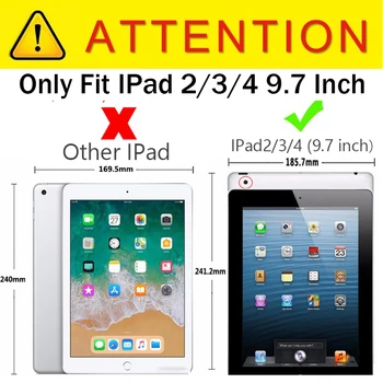 Apple iPad2 iPad3 iPad4 Vaikai Saugiai Šarvai atsparus smūgiams Sunkiųjų Silicio+PC Stovėti Atgal Case Cover For ipad 2 3 4 Tablet PC 