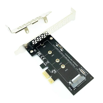 NVME Adapter PCI-E 3.0 x1 M. 2 NVMe Klavišą M Lizdo Keitiklis su Žemo Profilio Laikiklis, skirtas 
