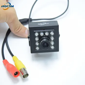 HQCAM CCD 700TVL Mini IR vaizdo kamera 1/3