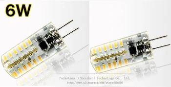 Naujas Pritemdomi G4, LED Lemputė 3W 6W Mini LED Lemputė G4 DC/AC 12V Lampadas LED Lemputės Pakeisti Halogeninės Krištolo Sietynas, Žibintai ZK93