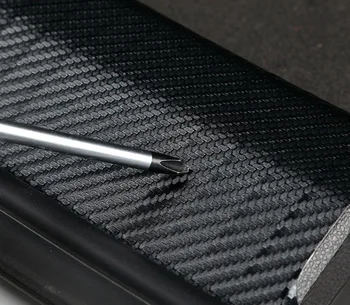 Audi A3 A4 A5 A6 A7 A8 Q3 Q5 Q7 Q8 reikmenys, Automobilių kamieno dekoratyviniai apsauginiai lipdukai Aukštos kokybės anglies pluošto audinys