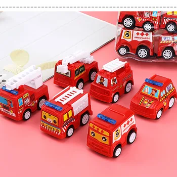 Traukti Atgal, Automobilių Žaislas Mobiliųjų Mašinų Parduotuvė Statybinės Fire Truck Taksi Modelį Žaislas Vaikams, Dovanos