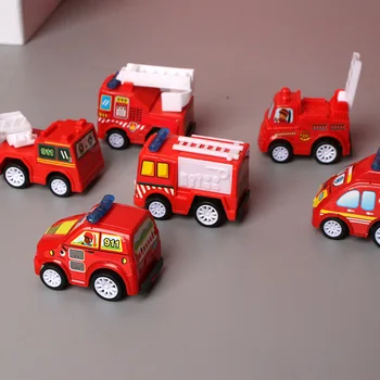 Traukti Atgal, Automobilių Žaislas Mobiliųjų Mašinų Parduotuvė Statybinės Fire Truck Taksi Modelį Žaislas Vaikams, Dovanos