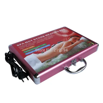 Tontin karštų akmenų rinkinys body massager šildymo dėžutė su 220V šildytuvas lauke 20pcs/set CE ir ROHS sveikatos priežiūros sveikatos priežiūros atgal masager