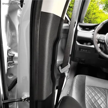 Automobilių Saugos Diržų Sagtis Apsaugos Tylus Mygtukai Garsui Pagalvėlių Toyota RAV4 RAV-4 2019 2020 2021 Automobilių Reikmenys