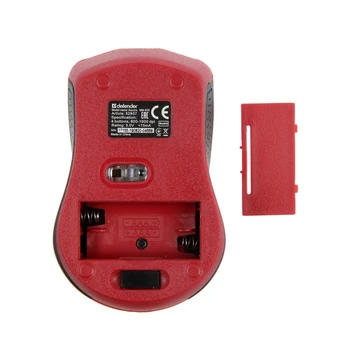 Pelės Gynėjas Accura MM-935, belaidė, optinė, 1600 dpi, 2xAAA, USB, raudona 4991370