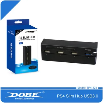 PS4 Slim Priedai Play Station 4 Slim Konsolės USB HUB 3.0 High Speed & USB 2.0 Prievadas Išplėsti USB Adapteris, skirtas 