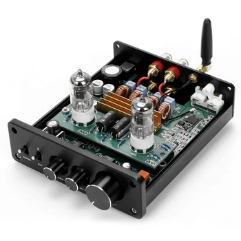 6J1 Vakuuminio Vamzdelio priešstiprintuvio TPA3116 HiFi Skaitmeninis Stiprintuvas 100W+100W Bluetooth 5.0 APTX Stereo Amp Namų 