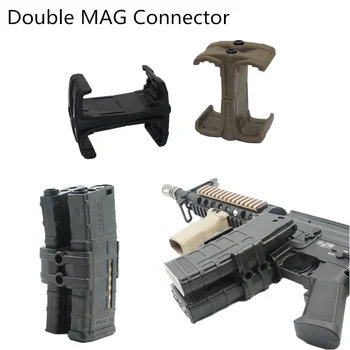 Taktinis įrašą Dual Žurnalas Sankabos Nuorodą Šautuvas AK M4 AR15 MAG595 Žurnalas Lygiagreti Jungtis dvigubai 5.56 mm žurnalas