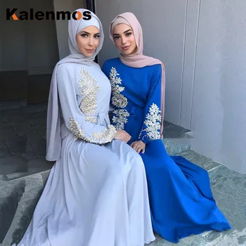 Musulmonų Duobute Abaja Moterų Suknelė Vintage Nėriniai-up Ramadanas Maroko Kaftan Musulman Islamo Drabužių Šalies Naktinis Klubas Vestidos