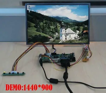 Yqwsyxl Kontrolės Valdyba Stebėti Rinkinys LP154WX4(TL)(C3) LP154WX4-TLC3 HDMI + DVI + VGA LCD LED ekrano Valdiklio plokštės Tvarkyklės