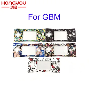 5vnt Už GameBoy Micro Padengti Mados stilius Priekiniai faceplate padengti GBM Gameboy micro Sistema, Priekiniai shell atveju