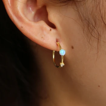 Mažas apskritimo lankai plonos juostos ausies vielos geomtric Ratas 925 sterlingas sidabro Perlas juosta aukštos kokybės bižuterijos auskarai girl