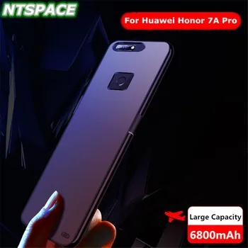 6800mAh Pratęstas Telefono Baterija Atveju Huawei Honor 7A Pro Atsarginį Akumuliatorių Kroviklis Atveju Už Garbę 7A Pro Power Bank Dangtis