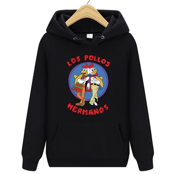 2019 m. Rudenį Naujų moterų/vyrų Hoodies Puloveris atsitiktinis LOS POLLOS Hermanos spausdinti apsidraudimo vilnos gobtuvu palaidinukė hoodies megztinis