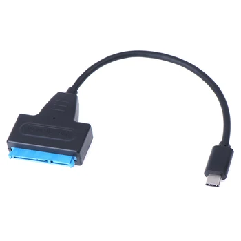 C tipo USB 3.1 Gen1 į SATA III HDD SSD Adapterio Laidas 2,5 Colio SATA Paramos USAP 20cm Ilgis