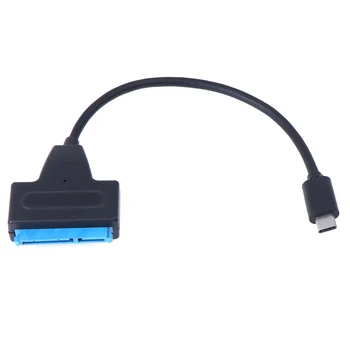 C tipo USB 3.1 Gen1 į SATA III HDD SSD Adapterio Laidas 2,5 Colio SATA Paramos USAP 20cm Ilgis