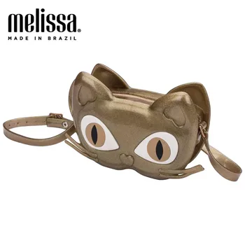 Melissa Mini 2020 nauja katė želė maišelį peties įstrižainės moterų Pečių Krepšiai, mada PVC vaikų maišelį crossboby vaikas baby bags