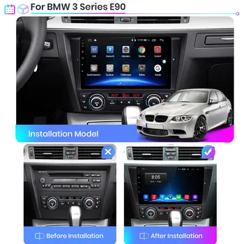 BMW 3 Serijos E90 E91 E92 E93 2006-2012 2 DIN Automobilio Radijo Multimedia Vaizdo Grotuvas 