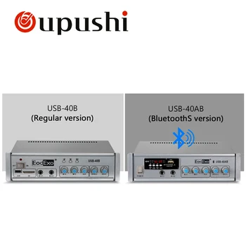 Oupushi Mini Bluetooth Maišytuvas Stiprintuvo 40W Namų Garso Audio PA SD Kortelės , USB Amp Su Lubų Garsiakalbis, Sieninis Garsiakalbis